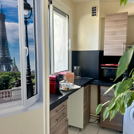 Charming With Terrasse - 1bp2p - Eiffel Tour Apartman Párizs
